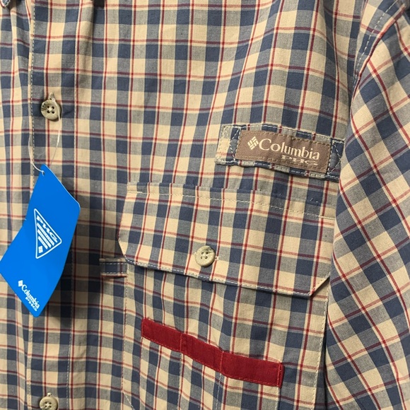 NWT!Columbia PHG, Size:MenXL, Plaid, lightweight - Picture 3 of 6